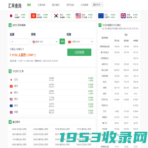 实时汇率查询_今日汇率换算_货币汇率换算器 - 就爱汇率网