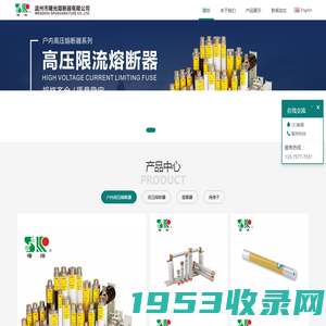 温州市曙光熔断器有限公司-熔断器|高压熔断器|曙光熔断器|避雷器|可卸式避雷器|绝缘子|跌落式熔断器|高压限流熔断器|变压器保护用熔断器|互感器保护用熔断器|电机保护用熔断器|电容保护用熔断器|防爆开关熔断器|熔丝器|高压熔丝|熔断管|低压熔断器|穿墙套管|户内高压限流熔断器|低压熔断器|高压熔芯|熔断器底座|低压避雷器|熔丝带扣|绝缘护罩|变压器护罩|RT18熔断器|隔离开关|无刷无环起动器