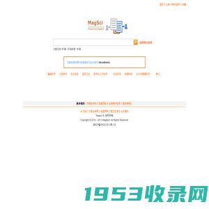 Magsci--全球跨学科期刊元数据存储平台