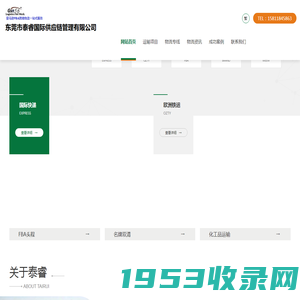 东莞泰睿供应链-欧洲铁运、国际快递、国际空运、国际海运、亚马逊跨境物流服务！