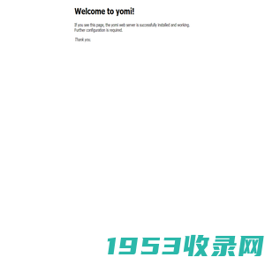 Welcome to yomi!