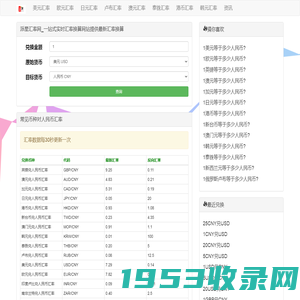 派星汇率网_一站式实时汇率换算网站